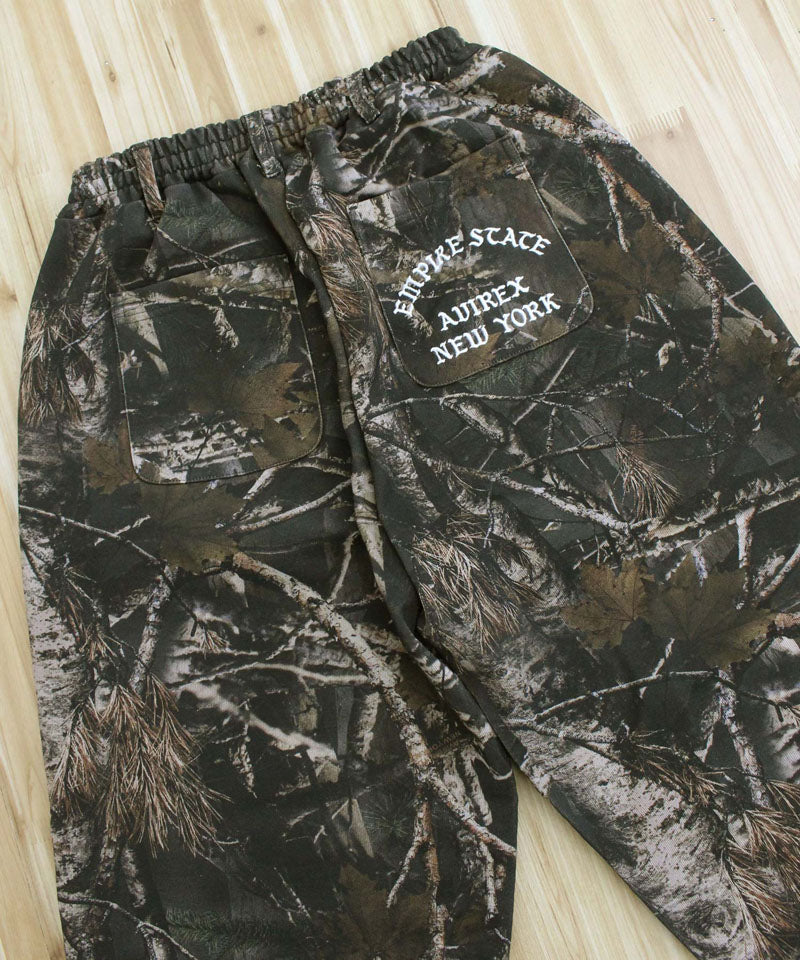 アヴィレックス AVIREX SWEAT PAINTER PANTS REAL TREE スウェットペインターパンツリアルツリーカモ スウェットパンツ アビレックス メンズ ブランド (1-ブラック) 1-ブラック
