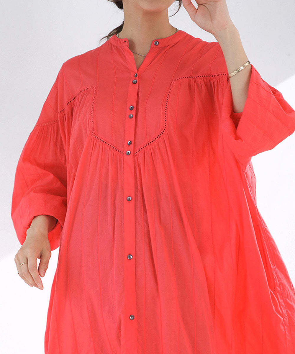 ブージュルード Bou Jeloud インド綿ボイルワンピース