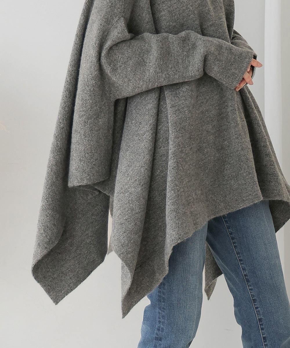 Bou Jeloud Flare Poncho Knit