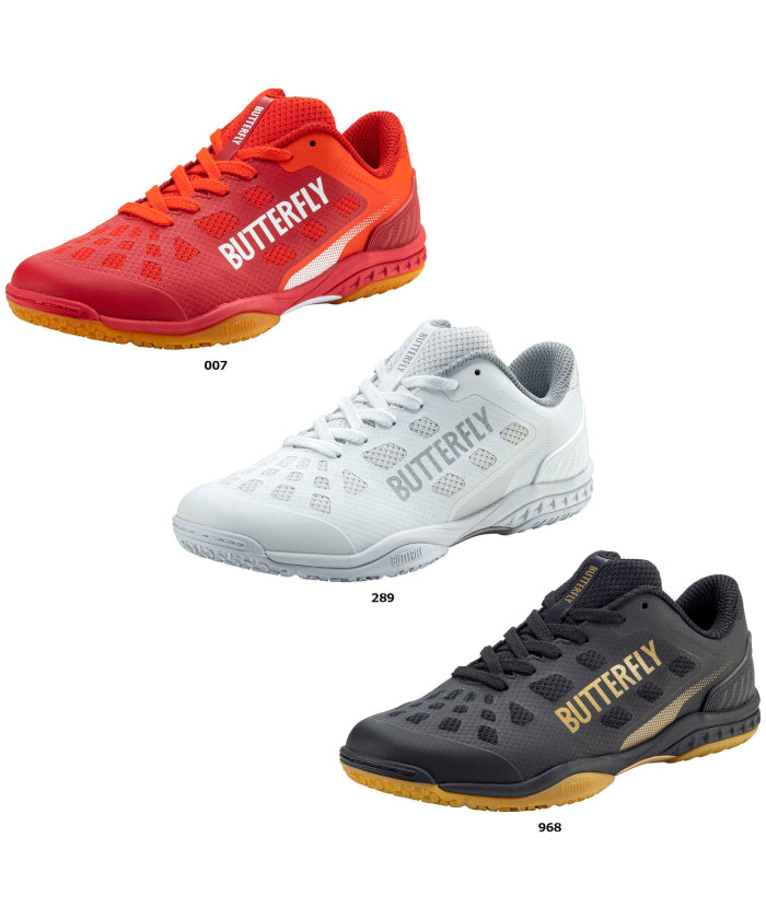 Butterfly BUTTERFLY Butterfly Table Tennis Resoline Levalis Shoes Footwear Fit Breathability Lateral Stability Grip Power Twist Prevention Mesh Upper