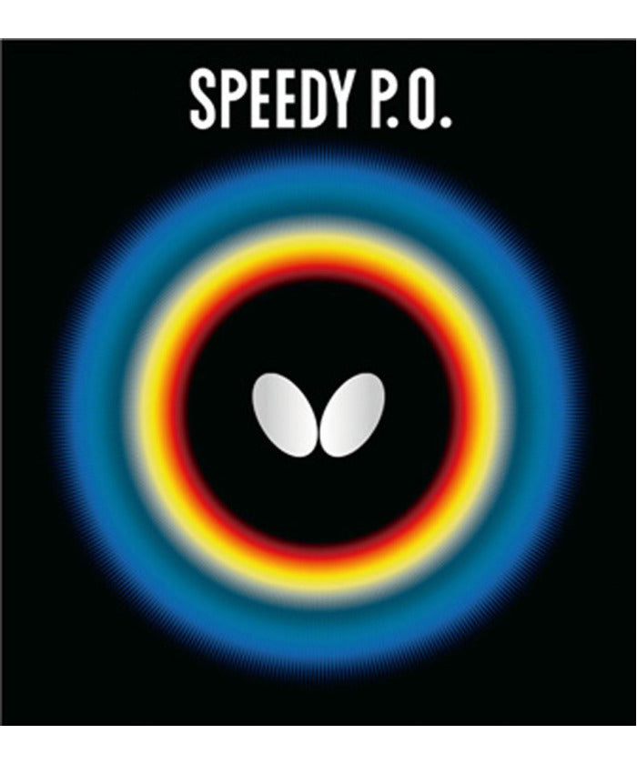 Butterfly BUTTERFLY Butterfly Table Tennis Speedy P.O. Table Tennis rubber Top Soft High Elasticity Spee
