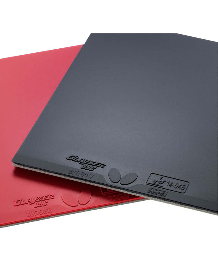 バタフライ BUTTERFLY バタフライ Butterfly 卓球 卓球 ラバー グレイザー09C 粘着性ハイテンション裏ラバー (ブラック) ブラック