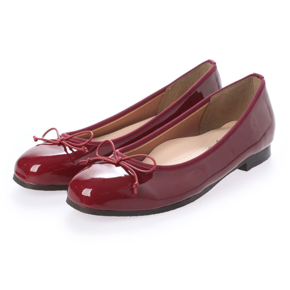 ブランコワール Balancoire glitter 日本製 晴雨兼用防水スクエアトウパンプス,ワイン