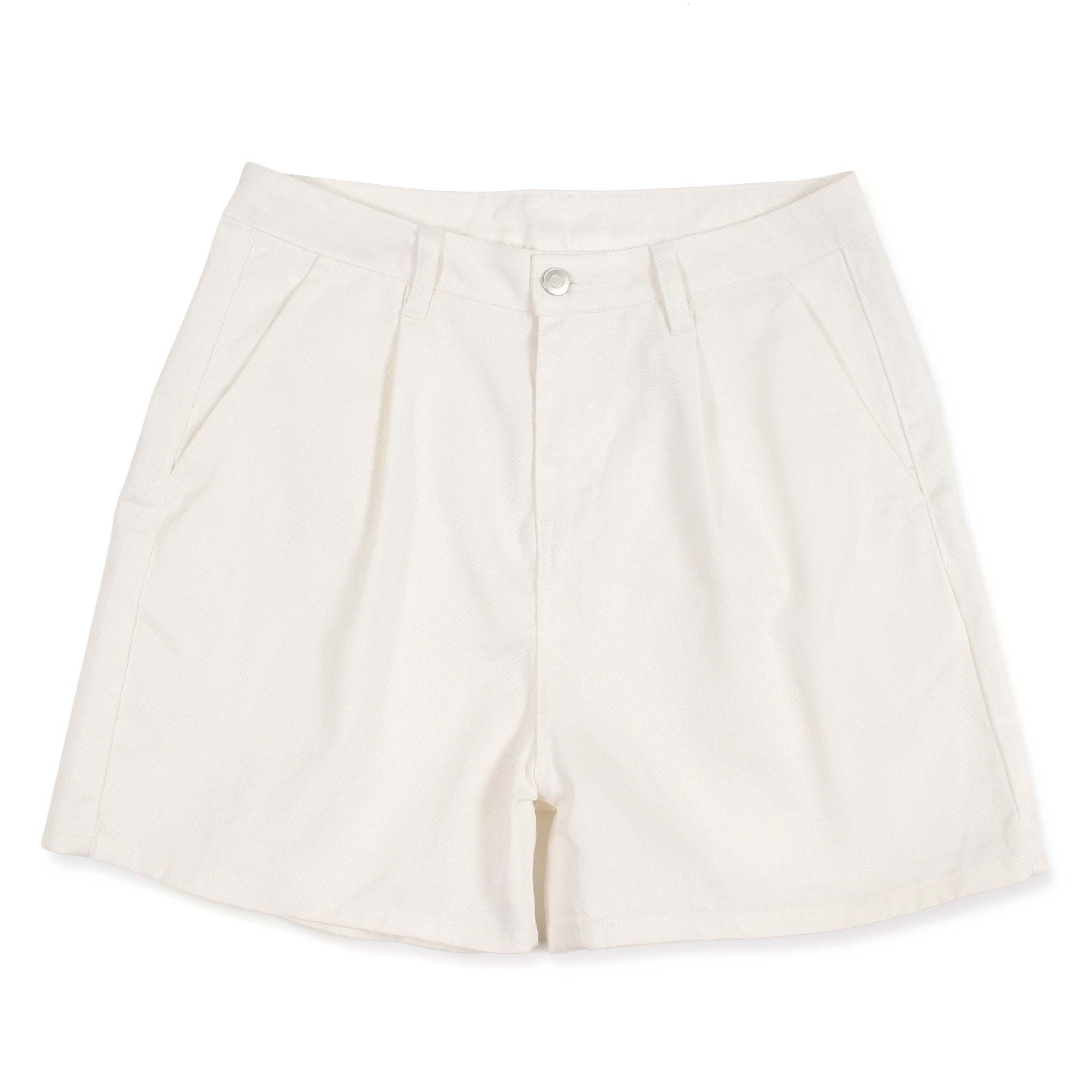 ベルシー Belle Cie ハイウエスト ショートパンツ レディース タック入り ツイル 韓国ファッション オルチャン キュロットパンツ ショーパン 短パン ゆったり ハイウェスト 春服 夏服 ショーツ ショート丈