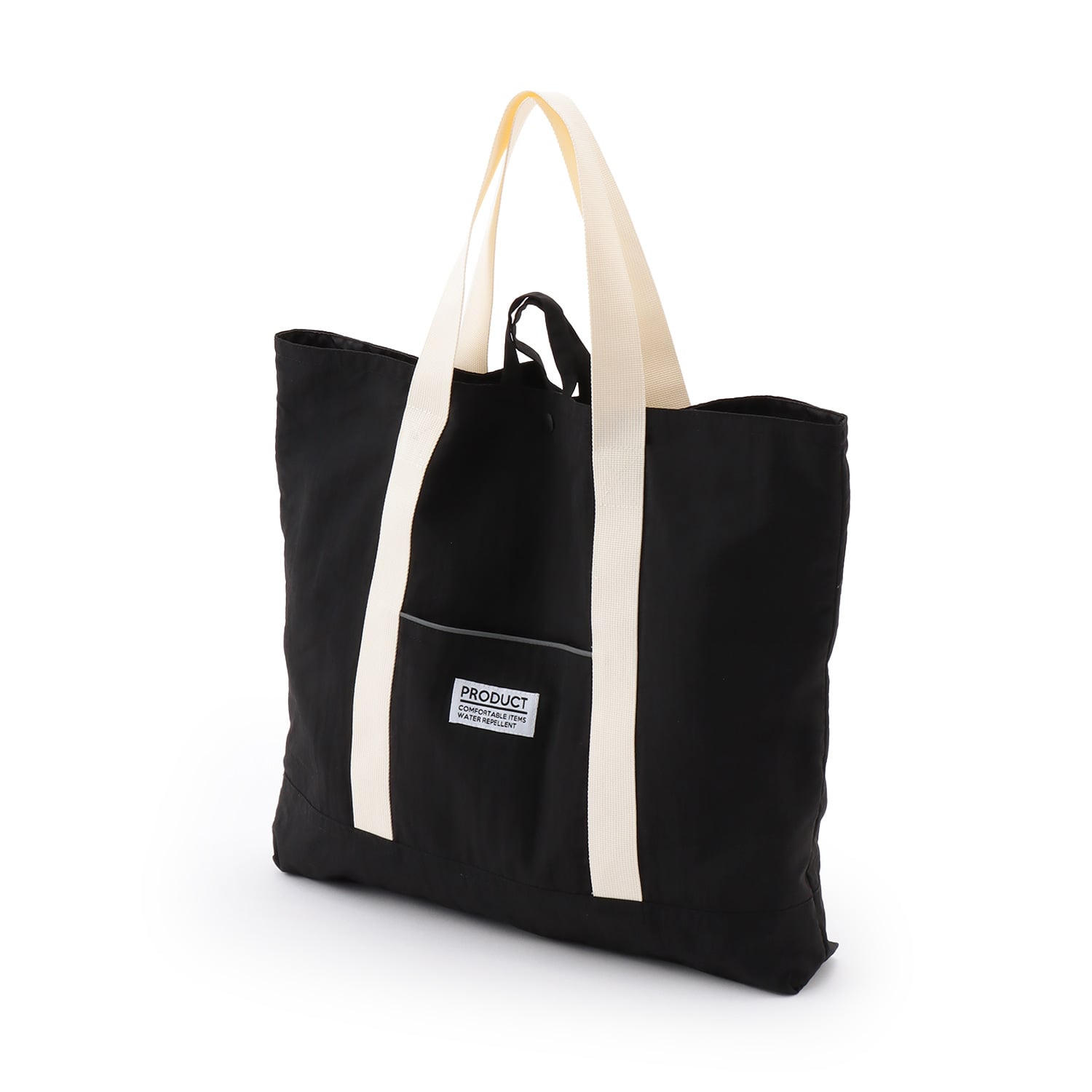 ビールーム b.ROOM 【スクール対応】【撥水・防汚・耐久・UV】レッスンバッグ(反射シート付き) (黒) 黒