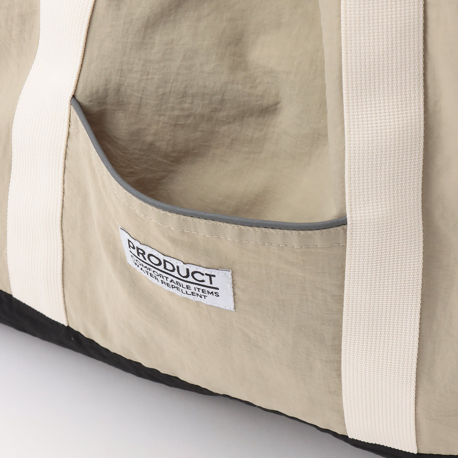 ビールーム b.ROOM 【スクール対応】【撥水・防汚・耐久・UV】レッスンバッグ(反射シート付き) (黒) 黒