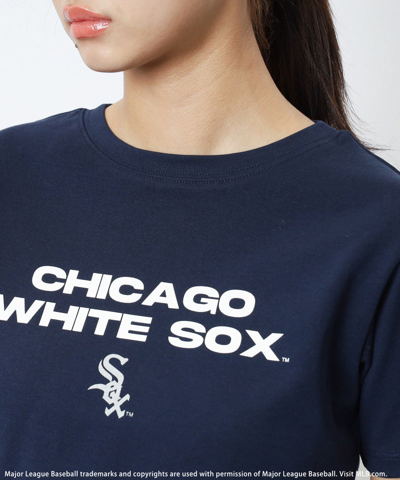 バック トゥー ザ フィールド (ビーティーティーエフ) BACK TO THE FIELD (BTTF) 【MLB】プリントロゴTシャツ (ネイビー) ネイビー