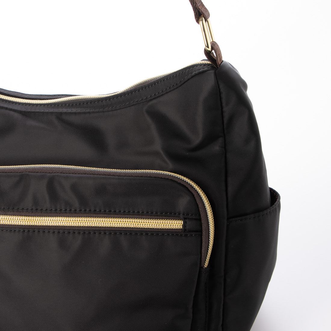 ベースBASE ショルダーバッグ レディース 斜めがけ 軽量 ナイロンバッグ ショルダーバッグ トートバッグ マザーズバッグ レディース 通勤 通学 サブバッグ(ブラック) ブラック