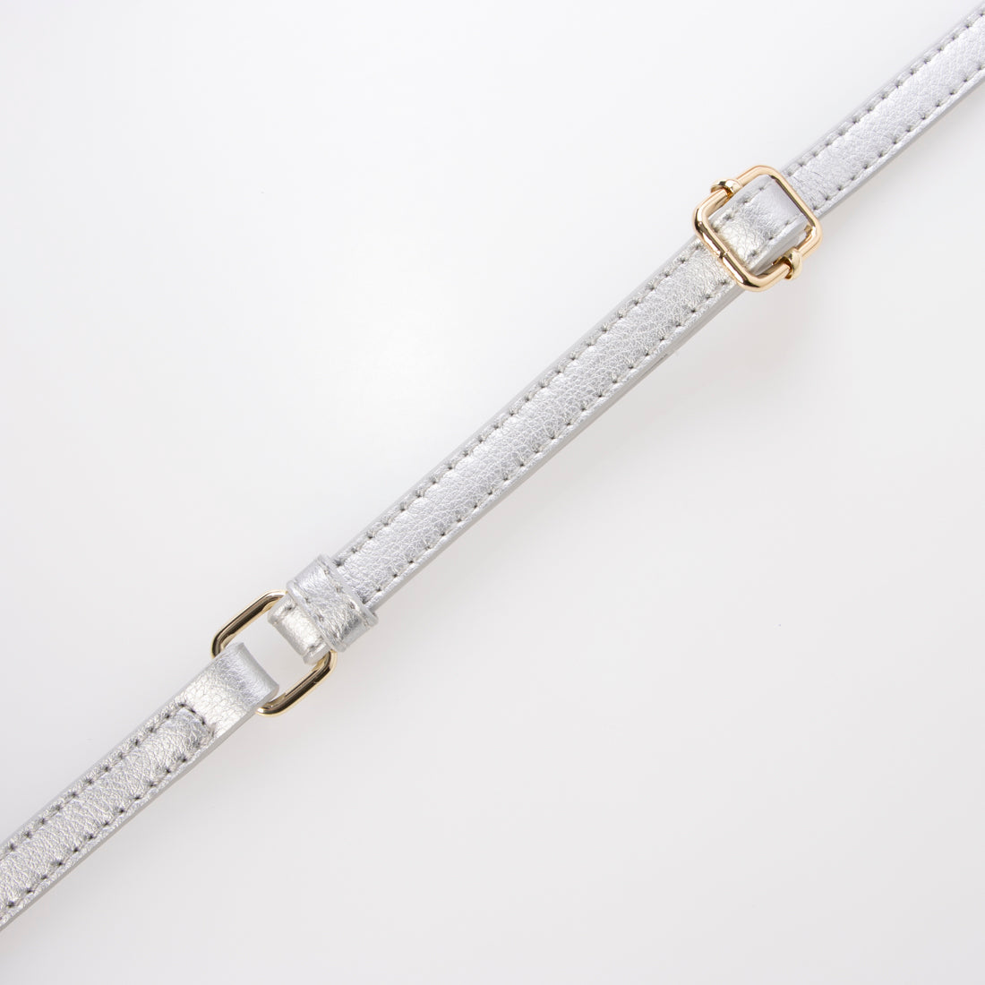 ベース BASE 【軽量】3層 レザー ミニ ショルダーバッグ (シルバー) シルバー