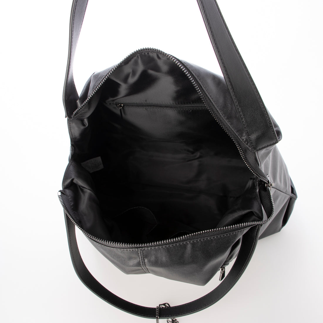 ベース BASE 【A4対応】【軽量】ナイロン トートバッグ (ブラック) ブラック