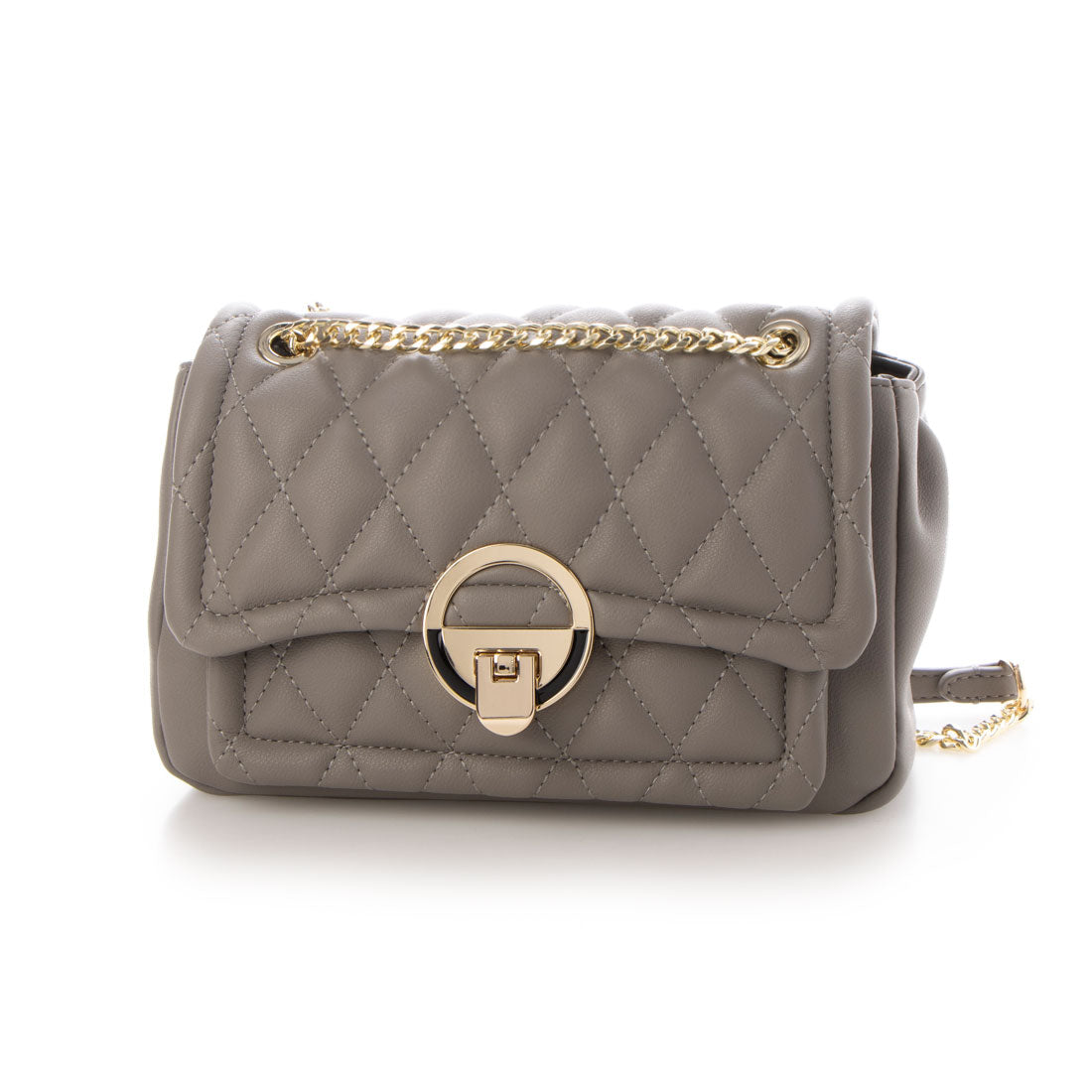 ベース BASE ショルダーバッグ ショルダー キルティング レディース シンプル チェーン フラップ 軽量 小さめ ミニ ミニバッグ パーティー パーティーバッグ 2way レザー調 お洒落 女性 高級感,グレー