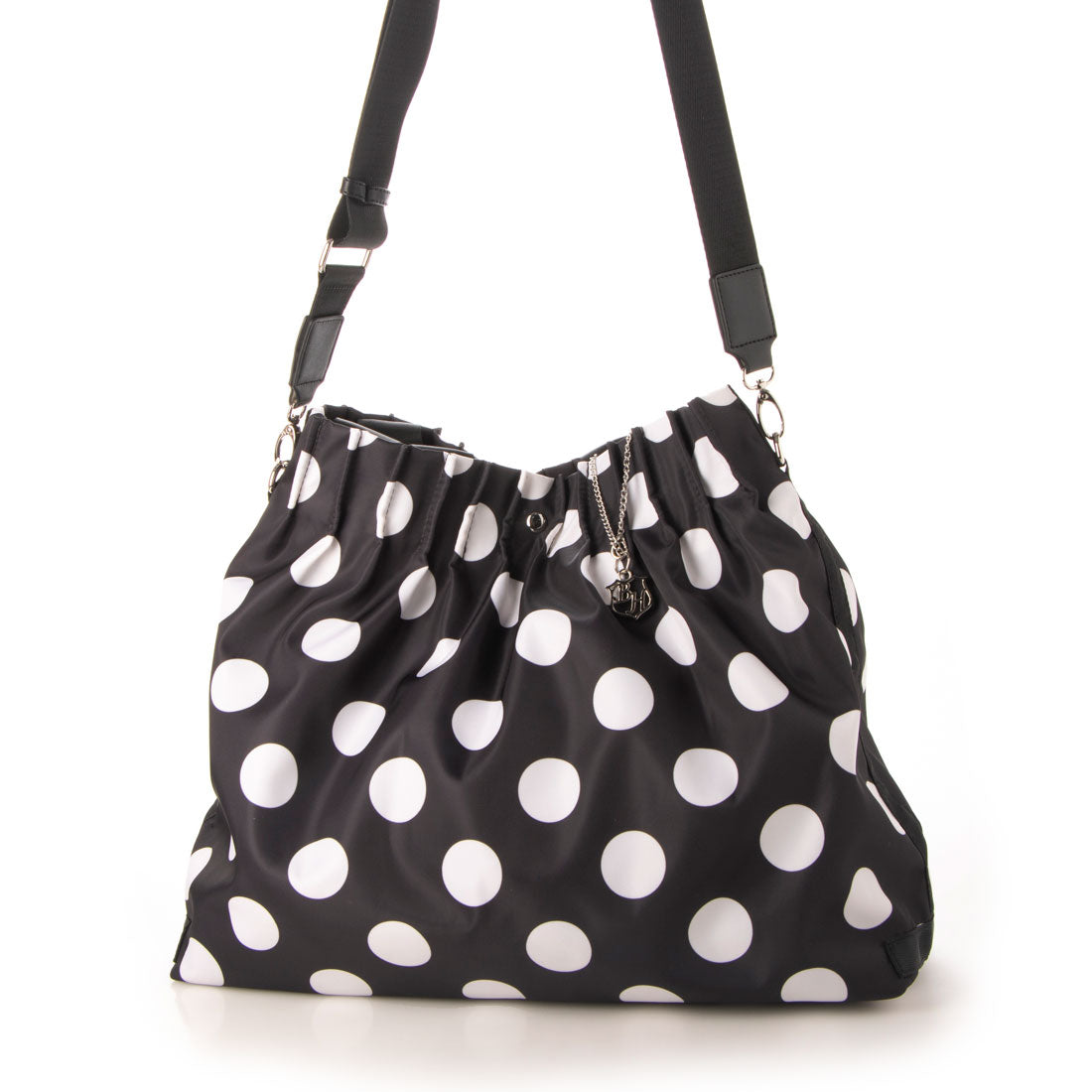 ベース BASEトートバッグ ショルダーバッグ 2way 柄 迷彩 カモフラ 星 スター ドット 水玉 トート レディース タック ナイロン ナイロンバッグ 大容量 大きめ お洒落 女性 鞄 BAG 斜め掛け 旅行