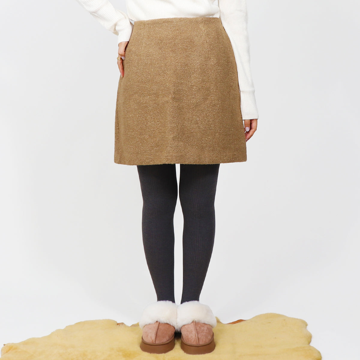 BASE Clog-style Mouton Boots