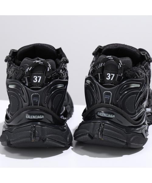 バレンシアガ BALENCIAGA 【サイズ限定特価】BALENCIAGA スニーカー Runner 677402 W3RB1 (1000/BLACK/ブラック) 1000/BLACK/ブラック