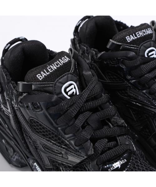 バレンシアガ BALENCIAGA 【サイズ限定特価】BALENCIAGA スニーカー Runner 677402 W3RB1 (1000/BLACK/ブラック) 1000/BLACK/ブラック