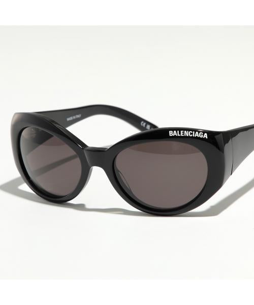 バレンシアガ BALENCIAGA BALENCIAGA サングラス BB0267S キャットアイ型 (001/BLACK-BLACK-GREY) 001/BLACK-BLACK-GREY