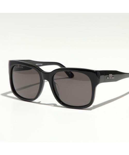 バレンシアガ BALENCIAGA BALENCIAGA サングラス BB0212S ウェリントン型 (001/BLACK-BLACK-GREY) 001/BLACK-BLACK-GREY