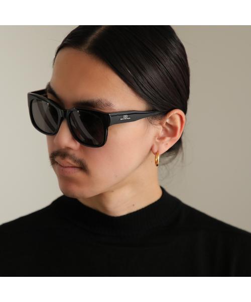 バレンシアガ BALENCIAGA BALENCIAGA サングラス BB0212S ウェリントン型 (001/BLACK-BLACK-GREY) 001/BLACK-BLACK-GREY