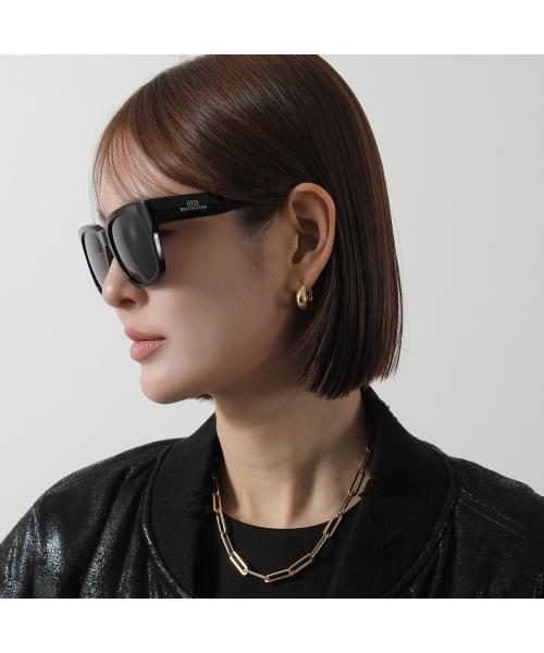 バレンシアガ BALENCIAGA BALENCIAGA サングラス BB0212S ウェリントン型 (001/BLACK-BLACK-GREY) 001/BLACK-BLACK-GREY
