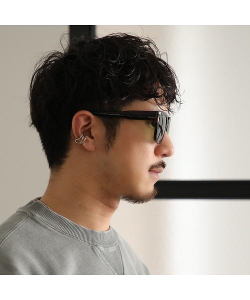 バレンシアガ BALENCIAGA BALENCIAGA サングラス BB0212S ウェリントン型 (001/BLACK-BLACK-GREY) 001/BLACK-BLACK-GREY