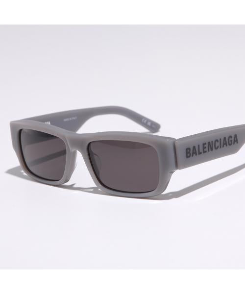 バレンシアガ BALENCIAGA BALENCIAGA サングラス BB0261SA スクエア型 ロゴ (004/グレー) 004/グレー