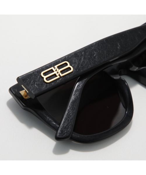 バレンシアガ BALENCIAGA BALENCIAGA サングラス BB0237SA ウェリントン型 (001/BLACK-BLACK-GREY) 001/BLACK-BLACK-GREY
