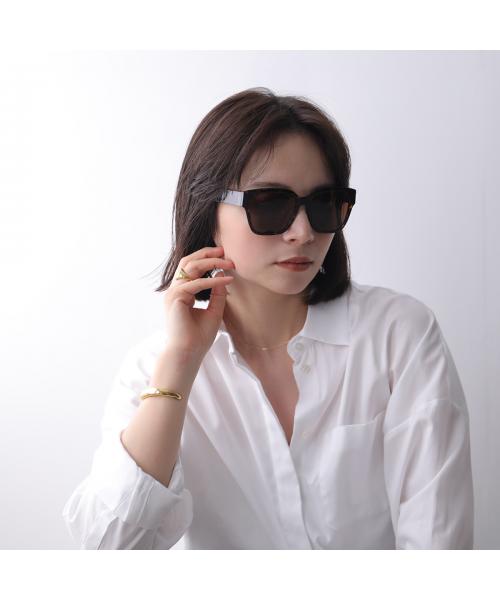 バレンシアガ BALENCIAGA BALENCIAGA サングラス BB0215SA ウェリントン型 (002/HAVANA-HAVANA-BROWN) 002/HAVANA-HAVANA-BROWN