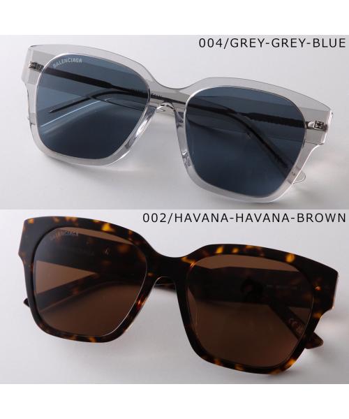 バレンシアガ BALENCIAGA BALENCIAGA サングラス BB0215SA ウェリントン型 (002/HAVANA-HAVANA-BROWN) 002/HAVANA-HAVANA-BROWN