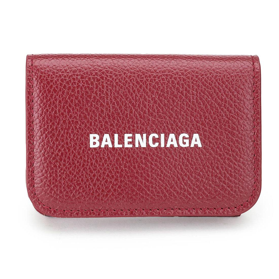 BALENCIAGA tri-fold wallet cash MINI WALLET 593813 1IZI3 6091 WINE RED