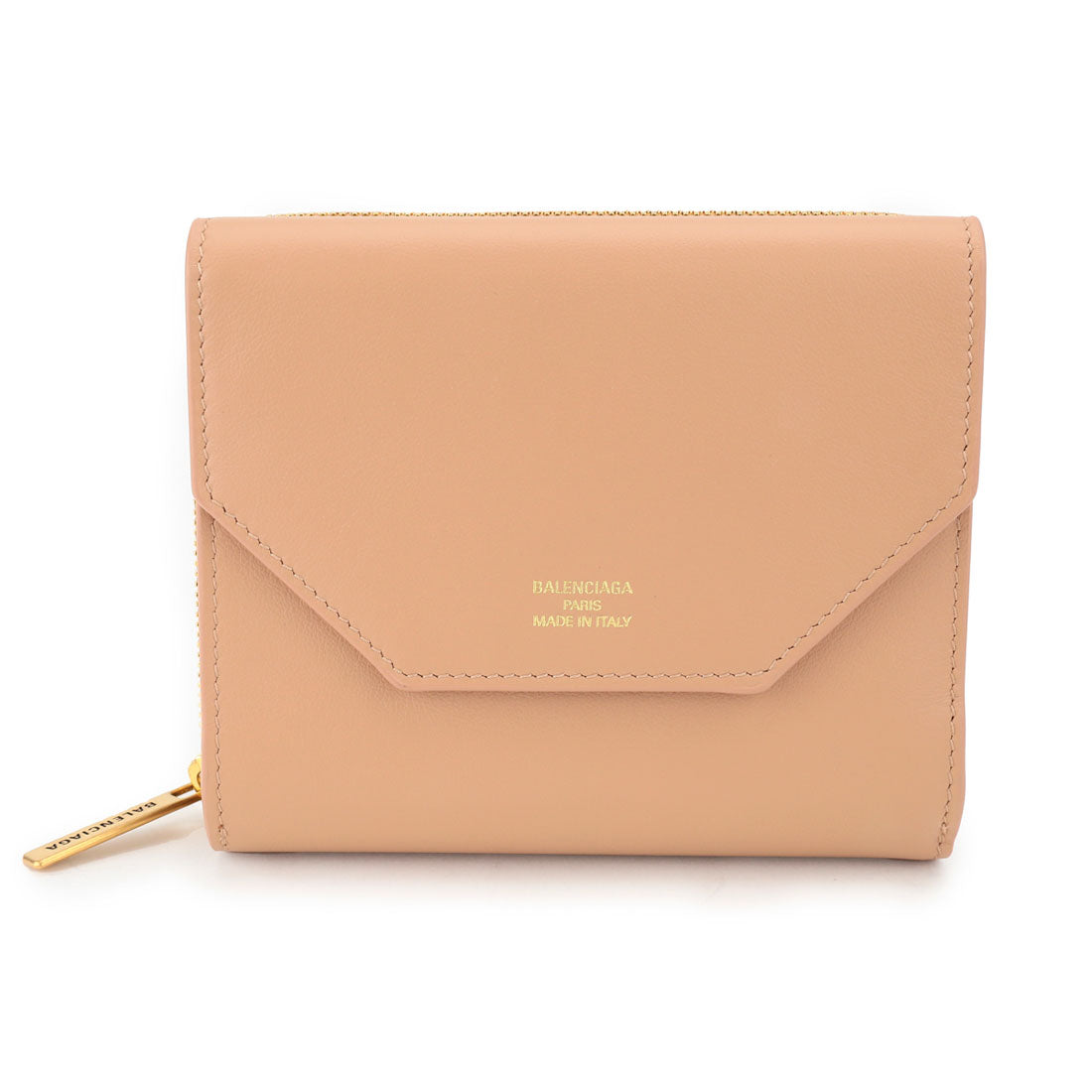 バレンシアガ BALENCIAGA 2つ折り財布 エンベロープ フラップ コンパクトウォレット 753762 2AAFT 9607 BEIGE (ベージュ) ベージュ