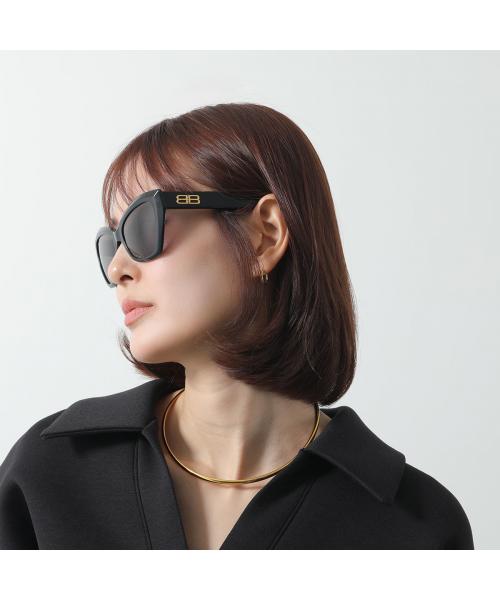 バレンシアガ BALENCIAGA BALENCIAGA サングラス BB0271S BBメタルロゴ (001/BLACK-BLACK-GREY) 001/BLACK-BLACK-GREY