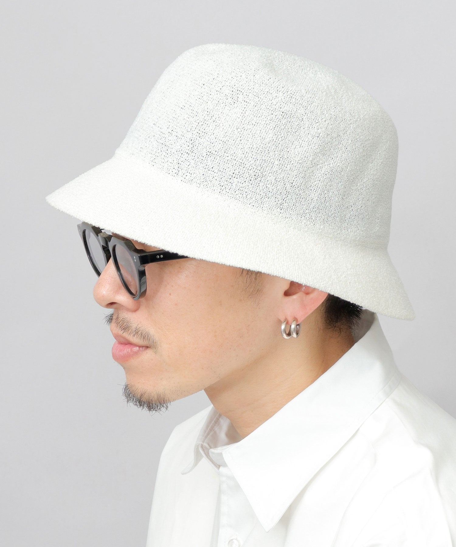 ベーシックエンチ Basiquenti バケットハット 帽子 メンズ シンプル 無地 春夏