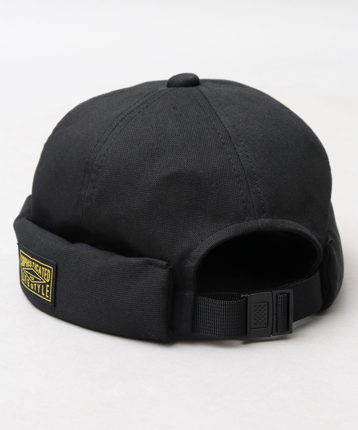 ベーシックエンチ Basiquenti ブラックタグ フィッシャーマンキャップ ロールキャップ 帽子 メンズ カジュアル シンプル (ベージュ) ベージュ