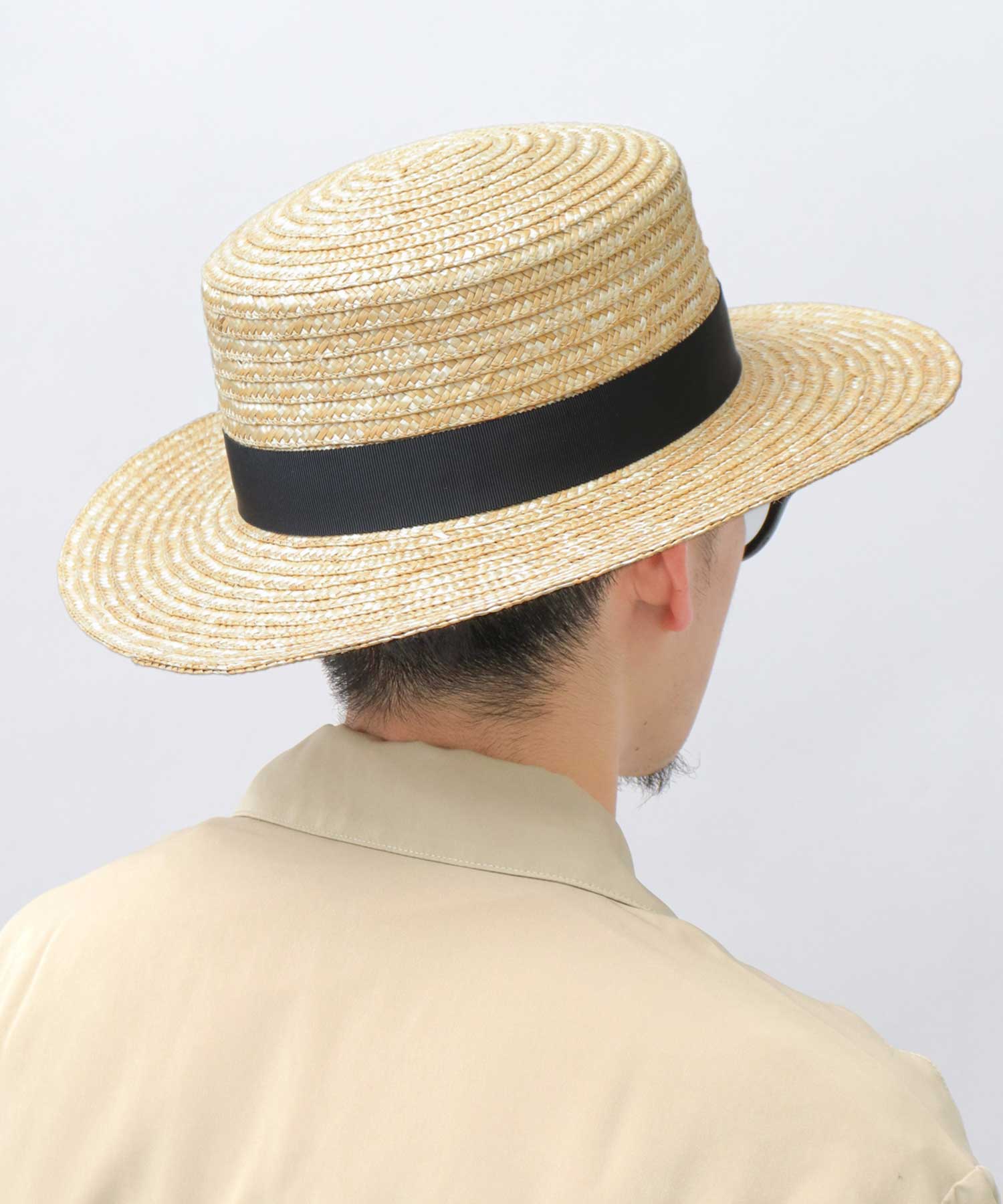 Basic Enchi Basiquenti 帽子 平頂帽 男士女士草帽 草帽 草帽