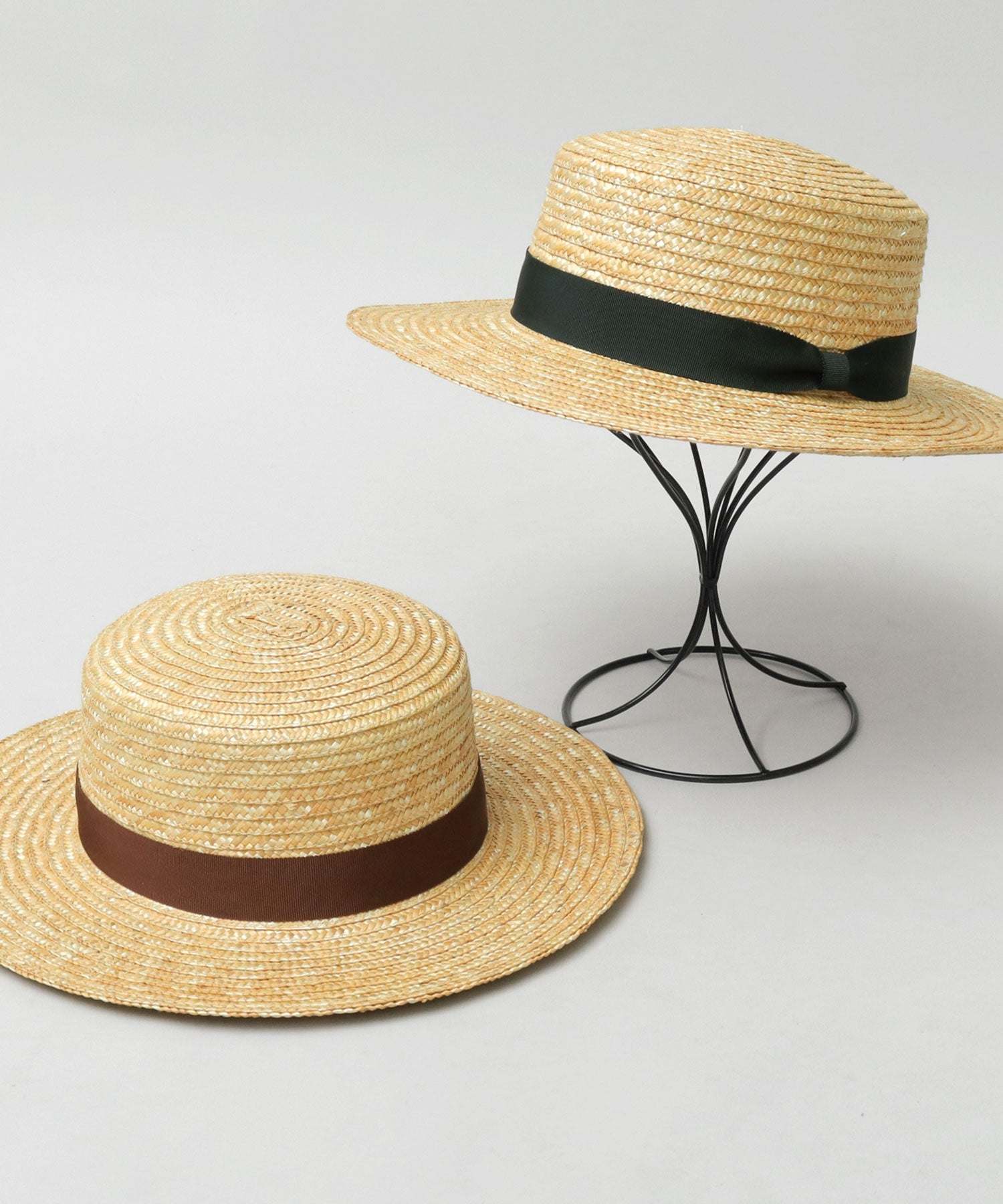 Basic Enchi Basiquenti 帽子 平頂帽 男士女士草帽 草帽 草帽