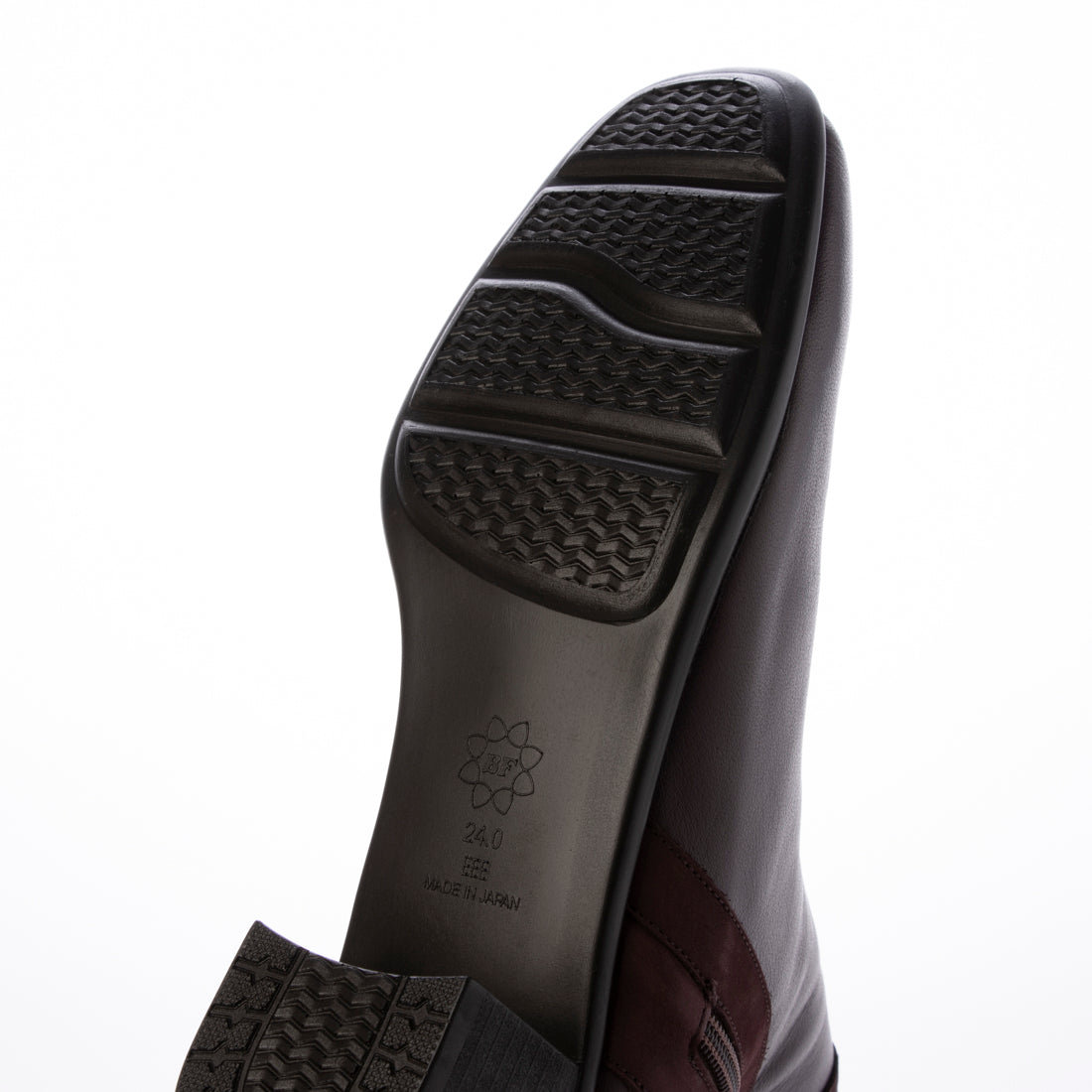 ビューフォート BeauFort スクエアトゥブーツ (ワインコンビ) ワインコンビ