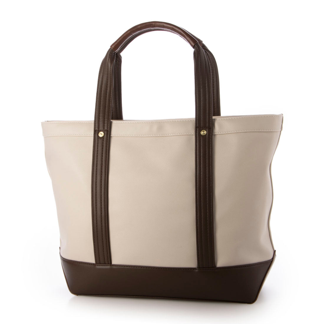 ビバリーヒルズポロクラブ BEVERLY HILLS POLO CLUB トートバッグ レディース A4対応 大きめ PU 合皮 通勤 肩掛け 自立 刺繍ロゴ 大人可愛い 軽量 上品 シンプル BHPC ブランド PUトートバッグL PN17587702BB (グレージュ) グレージュ