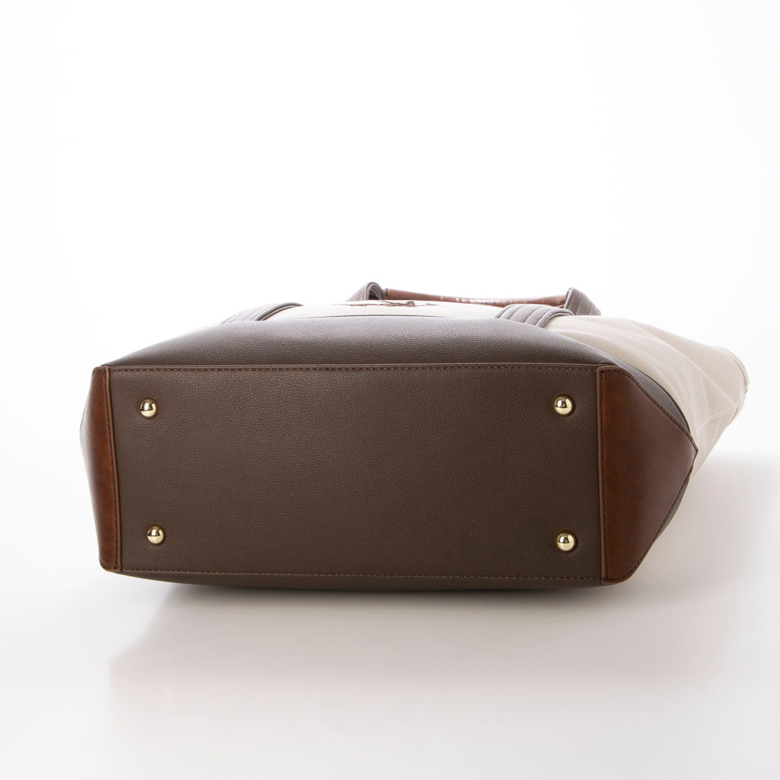 ビバリーヒルズポロクラブ BEVERLY HILLS POLO CLUB トートバッグ レディース A4対応 大きめ PU 合皮 通勤 肩掛け 自立 刺繍ロゴ 大人可愛い 軽量 上品 シンプル BHPC ブランド PUトートバッグL PN17587702BB (グレージュ) グレージュ