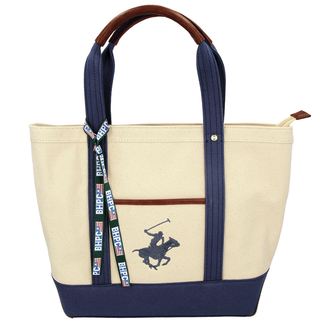ビバリーヒルズポロクラブ BEVERLY HILLS POLO CLUB トートバッグ 大きめ キャンバス (IV/NV/NV) IV/NV/NV