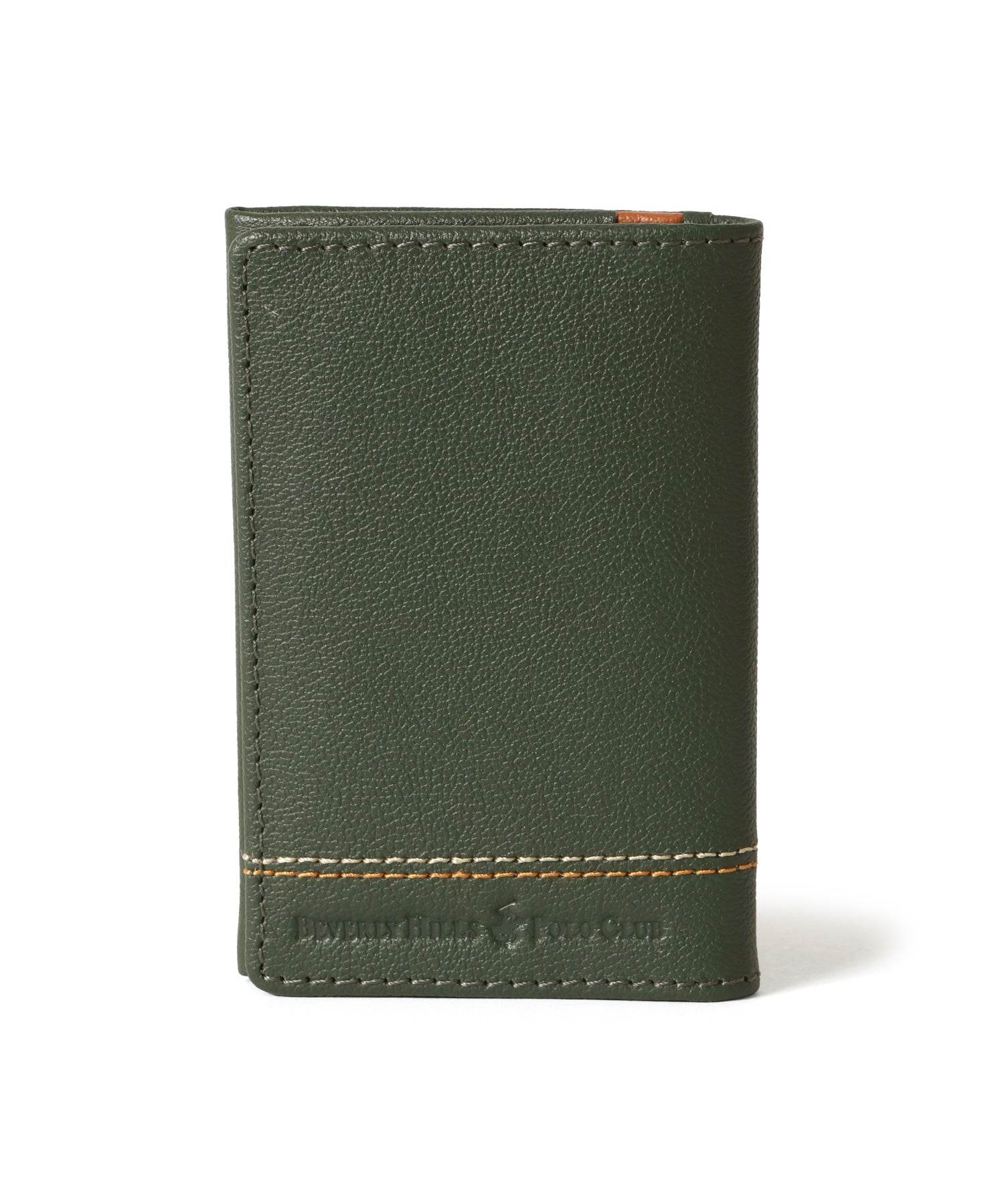 ビバリーヒルズポロクラブ BEVERLY HILLS POLO CLUB BHPCテックス名刺入 (ダークブラウン) ダークブラウン