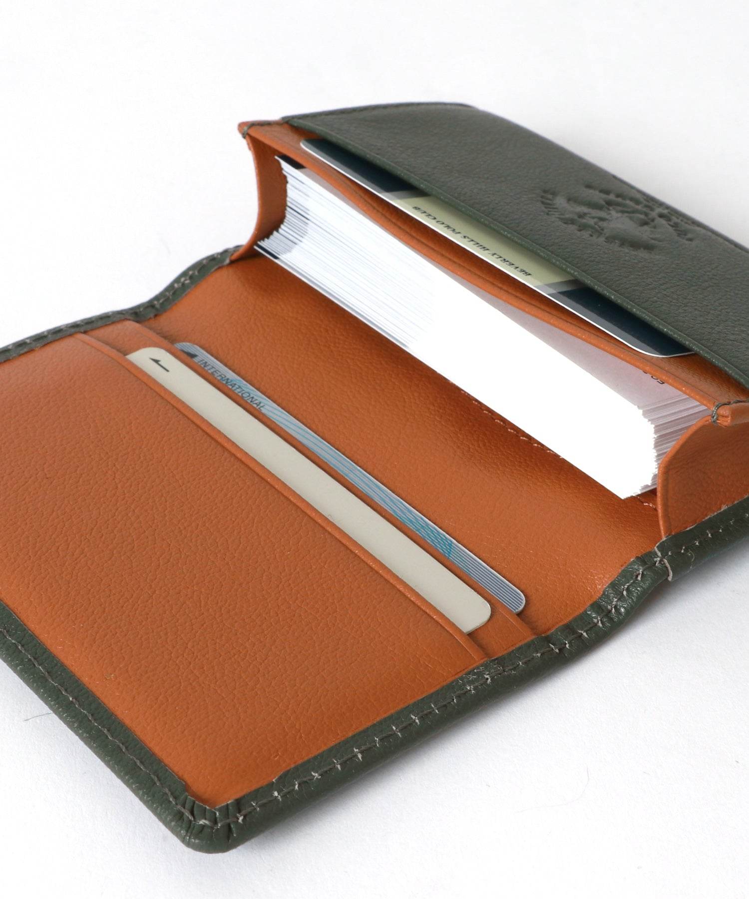 ビバリーヒルズポロクラブ BEVERLY HILLS POLO CLUB BHPCテックス名刺入 (ダークブラウン) ダークブラウン