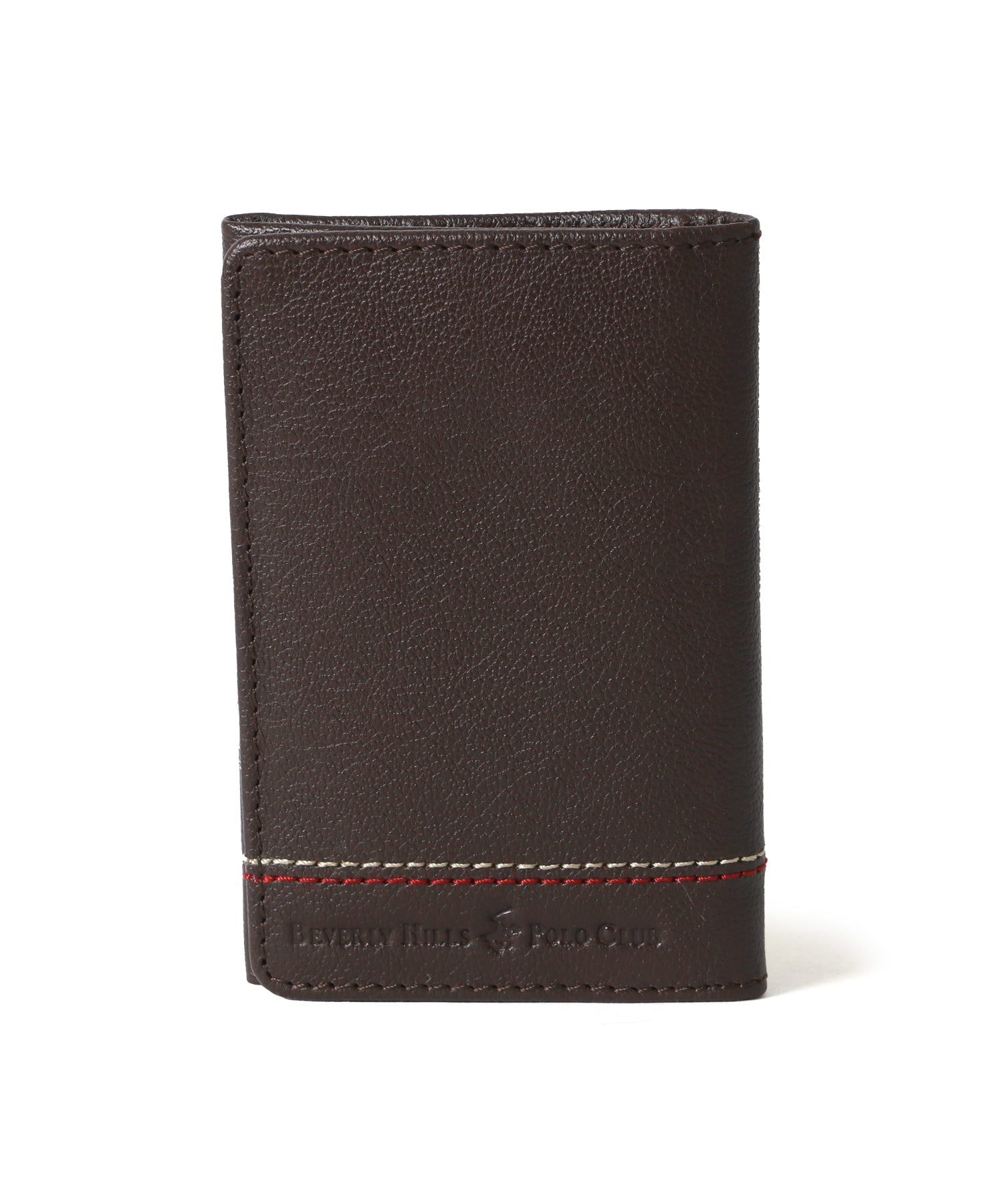 ビバリーヒルズポロクラブ BEVERLY HILLS POLO CLUB BHPCテックス名刺入 (ダークブラウン) ダークブラウン