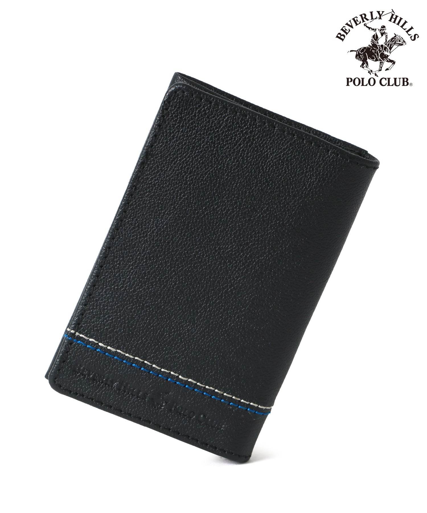 ビバリーヒルズポロクラブ BEVERLY HILLS POLO CLUB BHPCテックス名刺入 (ブラック) ブラック