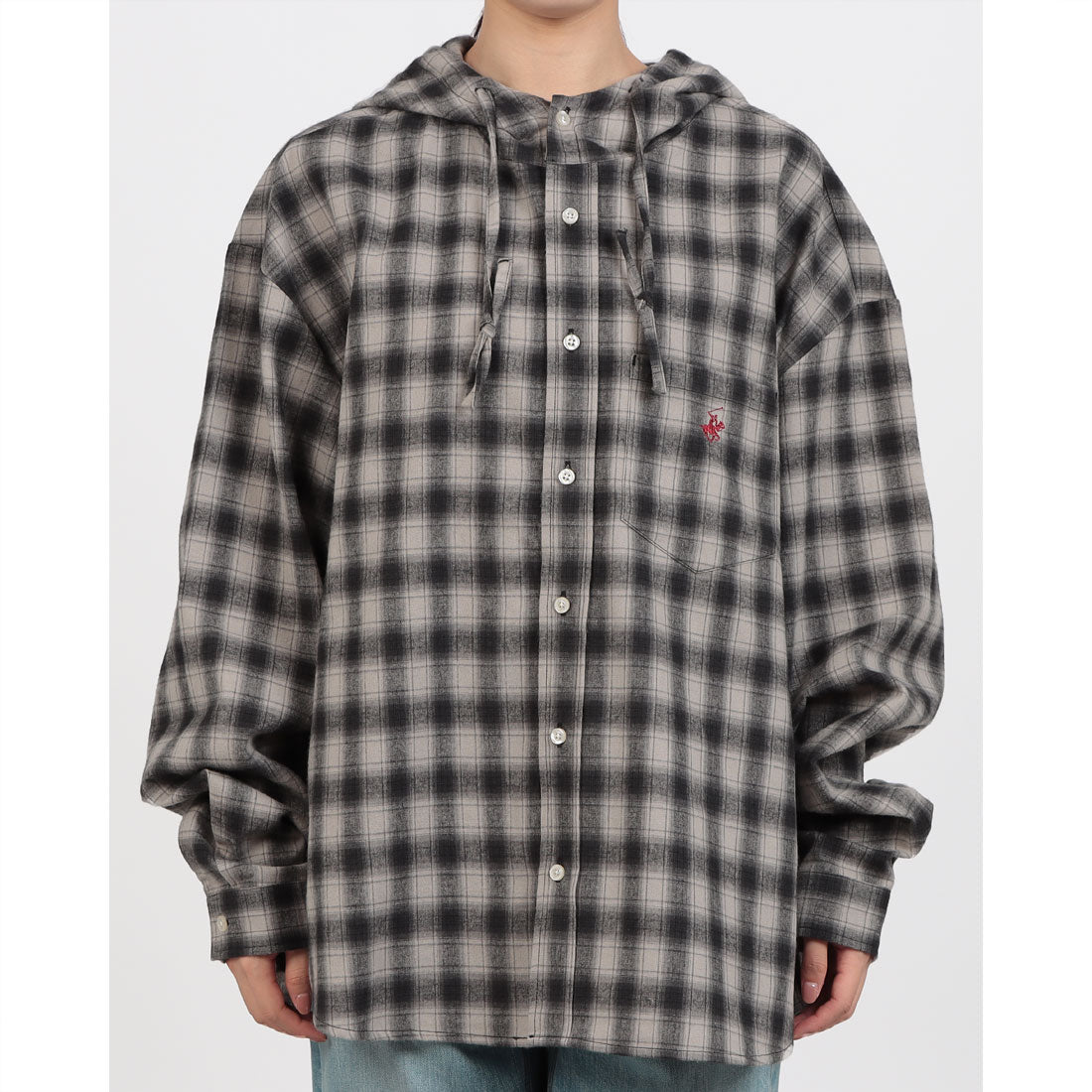 ビバリーヒルズポロクラブ BEVERLY HILLS POLO CLUB BEVERLY HILLS POLO CLUB ネルシャツ パーカー BHPC (ブルー) ブルー