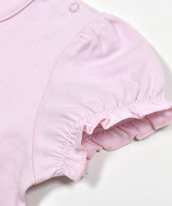 BeBe Flower Wreath Puff Sleeve T-Shirt