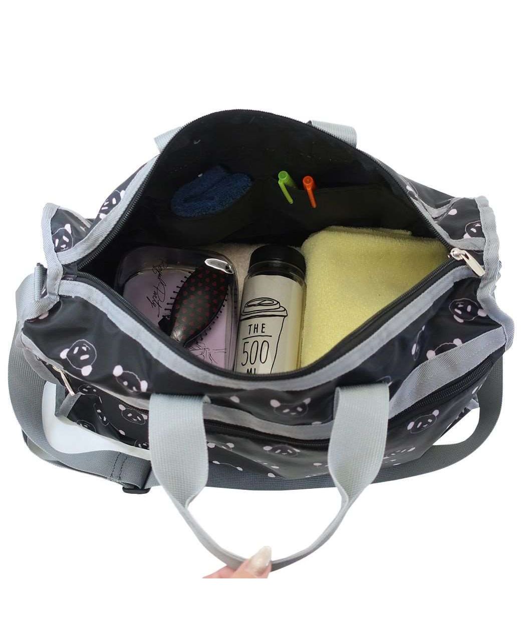 シネマコレクション cinemacollection 旅行かばん ボストンバッグM パンダBK ミントイン トラベル 旅行 大容量バッグ グッズ (メーカー指定色) メーカー指定色