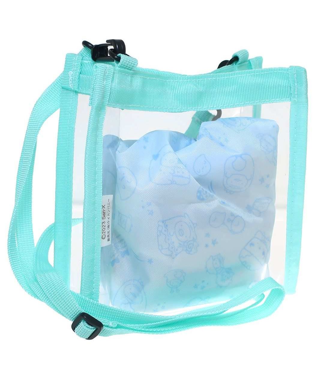 シネマコレクション cinemacollection すみっコぐらし ショルダーバッグ 巾着付きクリアショルダー おばけのナイトパーク サンエックス ケイカンパニー 斜め掛けかばん キャラクター グッズ (メーカー指定色) メーカー指定色