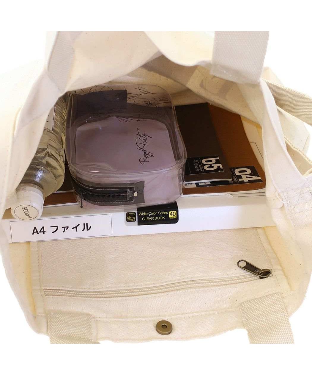 シネマコレクション cinemacollection トートバッグ ETP2WAYトート アイボリー マグネットホック ファスナーポケット付 森本本店 手提げかばん ショルダー 長さ調整 グッズ (メーカー指定色) メーカー指定色