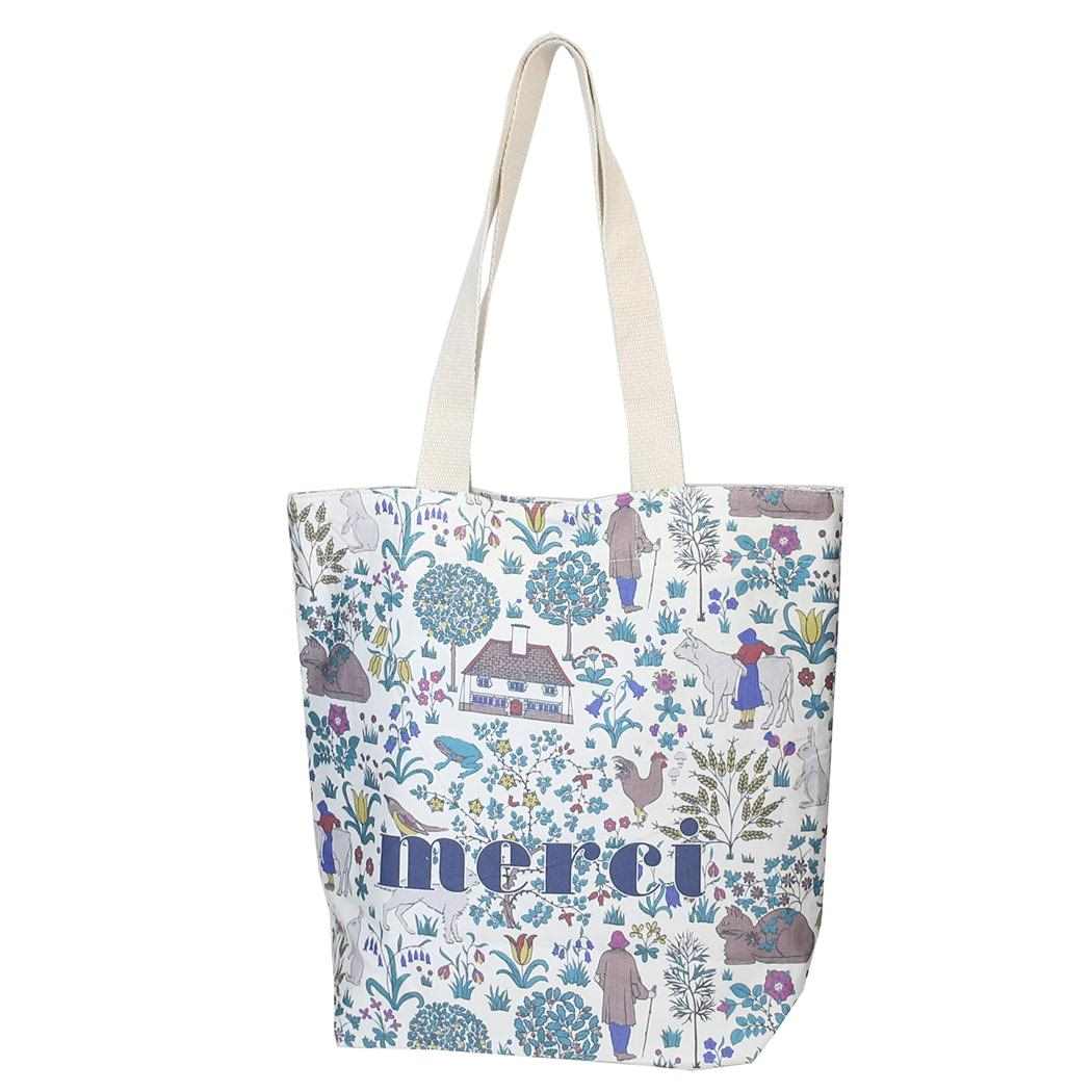 シネマコレクション cinemacollection トートバッグ オーガニックコットンニーストート WHITE アミナコレクション トート サブバッグ おしゃれ 手提げバッグ グッズ (メーカー指定色) メーカー指定色