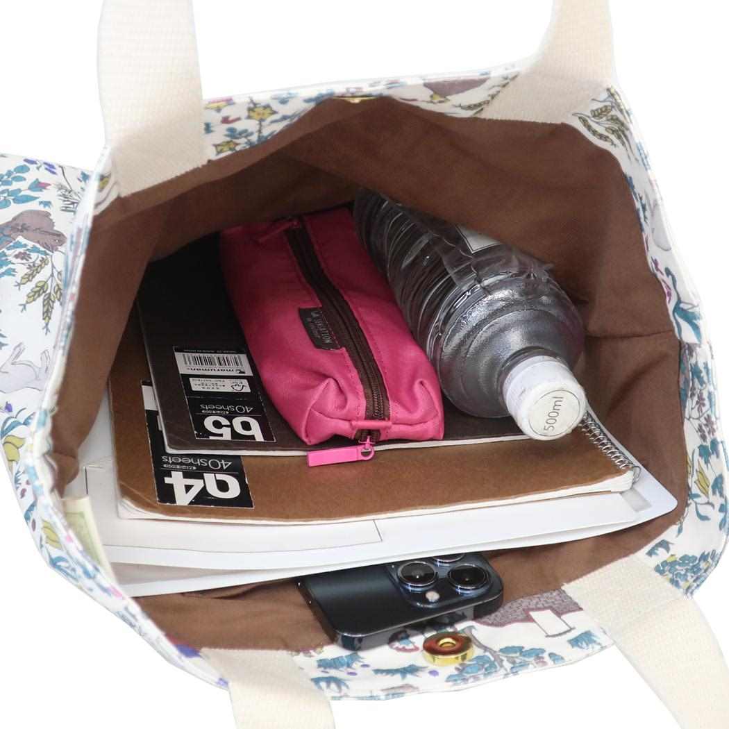 シネマコレクション cinemacollection トートバッグ オーガニックコットンニーストート WHITE アミナコレクション トート サブバッグ おしゃれ 手提げバッグ グッズ (メーカー指定色) メーカー指定色